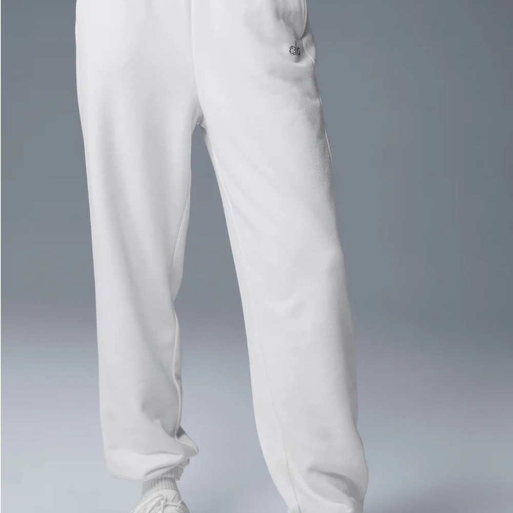 ALO Yoga Kids Cream Sweatpants